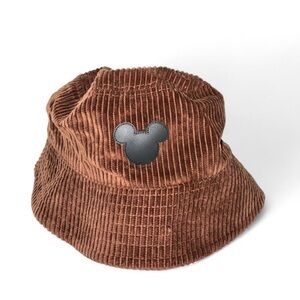 Brown Corduroy Disney Bucket Hat